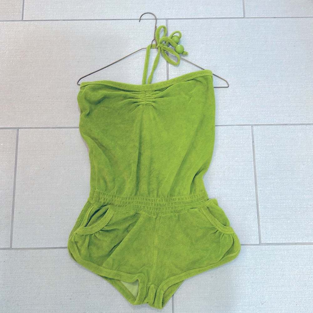 Zara TRF Terry cloth romper